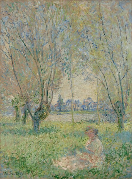 Claude Monet, Woman Seated under the Willows