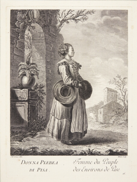 Pierre Etienne Moitte, Kvinde fra Pisa (Femme du Peuple des Environs de Pise)