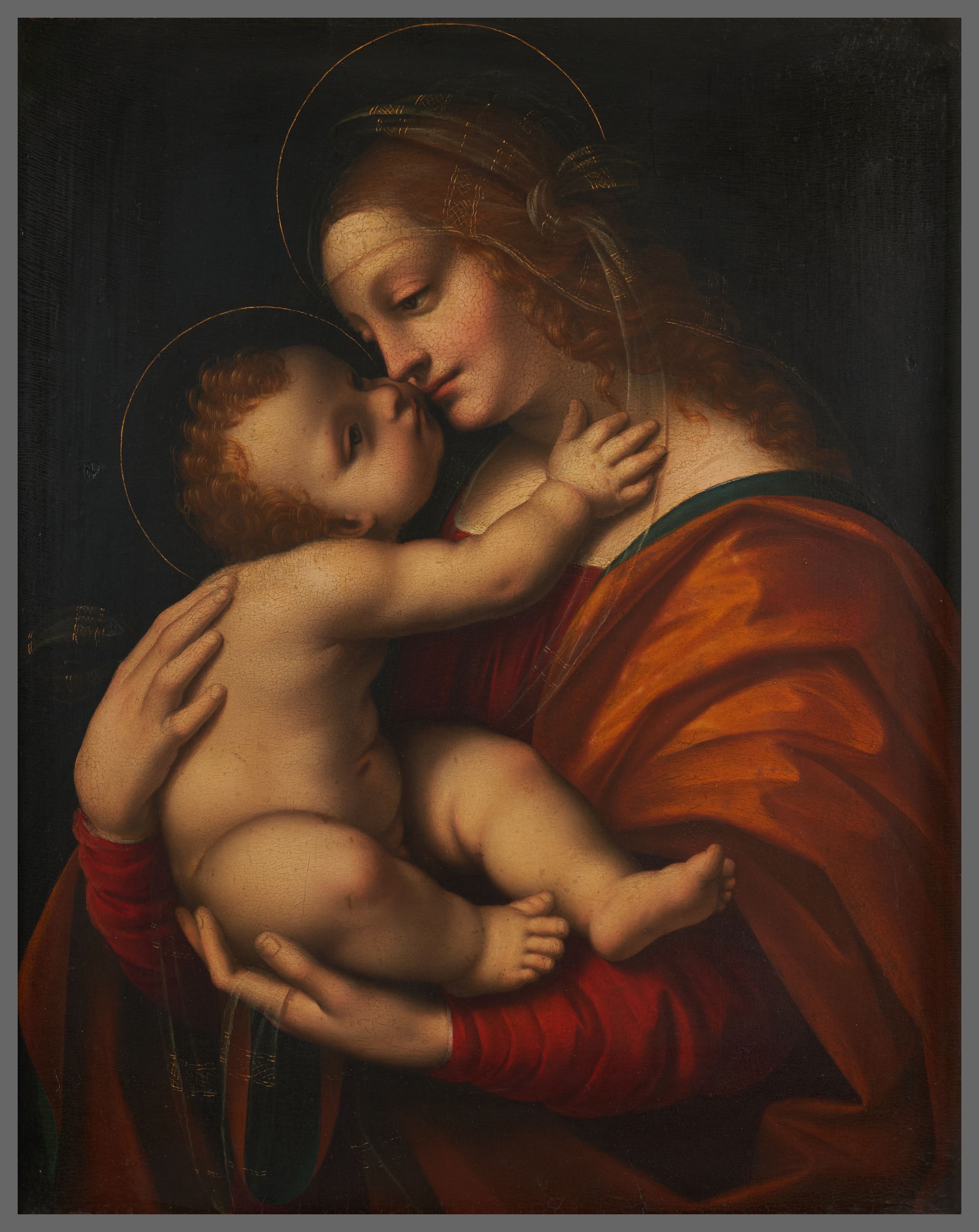 Anonyme, Vierge à l'Enfant, d'après Marco da Oggiono