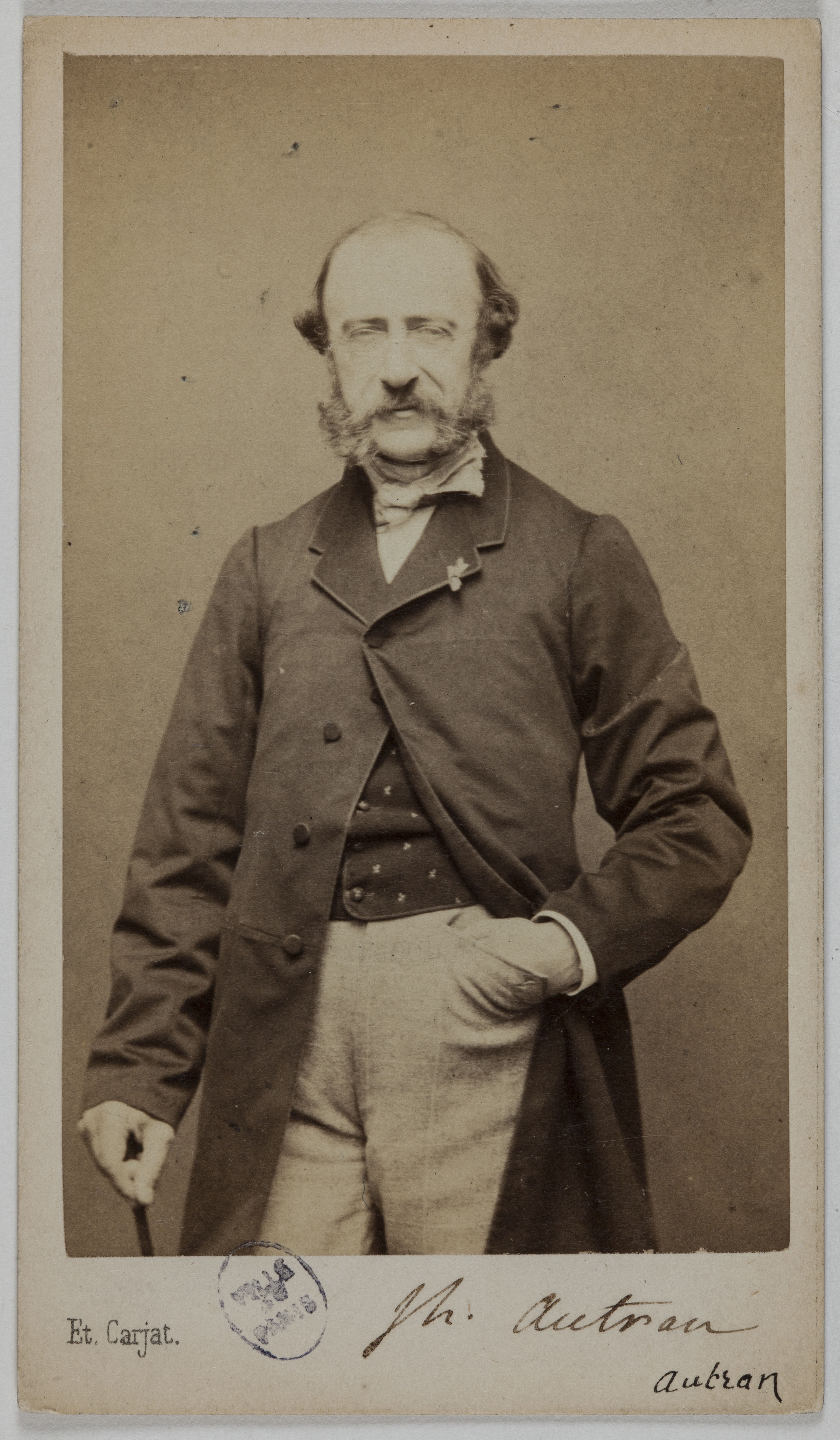 Etienne Carjat, Portrait de Joseph Autran (1813-1877), (poète, auteur dramatique)