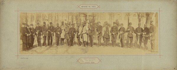 André Adolphe-Eugène Disdéri, Garde Nationale, 190e Bataillon, Commandant Geant