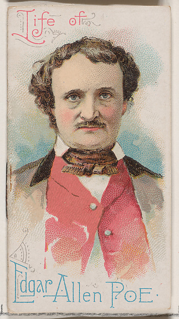 W. Duke, Sons & Co., History of Edgar Allan Poe, from the Histories of Poor Boys and Famous People series of booklets (N79) for Duke brand cigarettes
