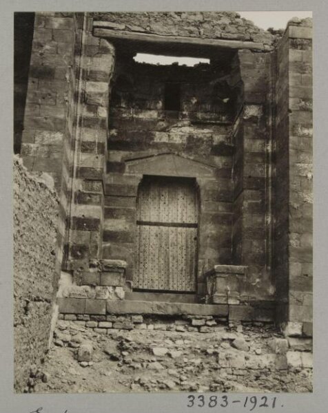K.A.C. Creswell, Entrance of the khanqah of Shaykh Nizam al-Din, Cairo