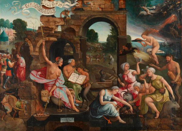 Jacob Cornelisz van Oostsanen, Saul and the Witch of Endor