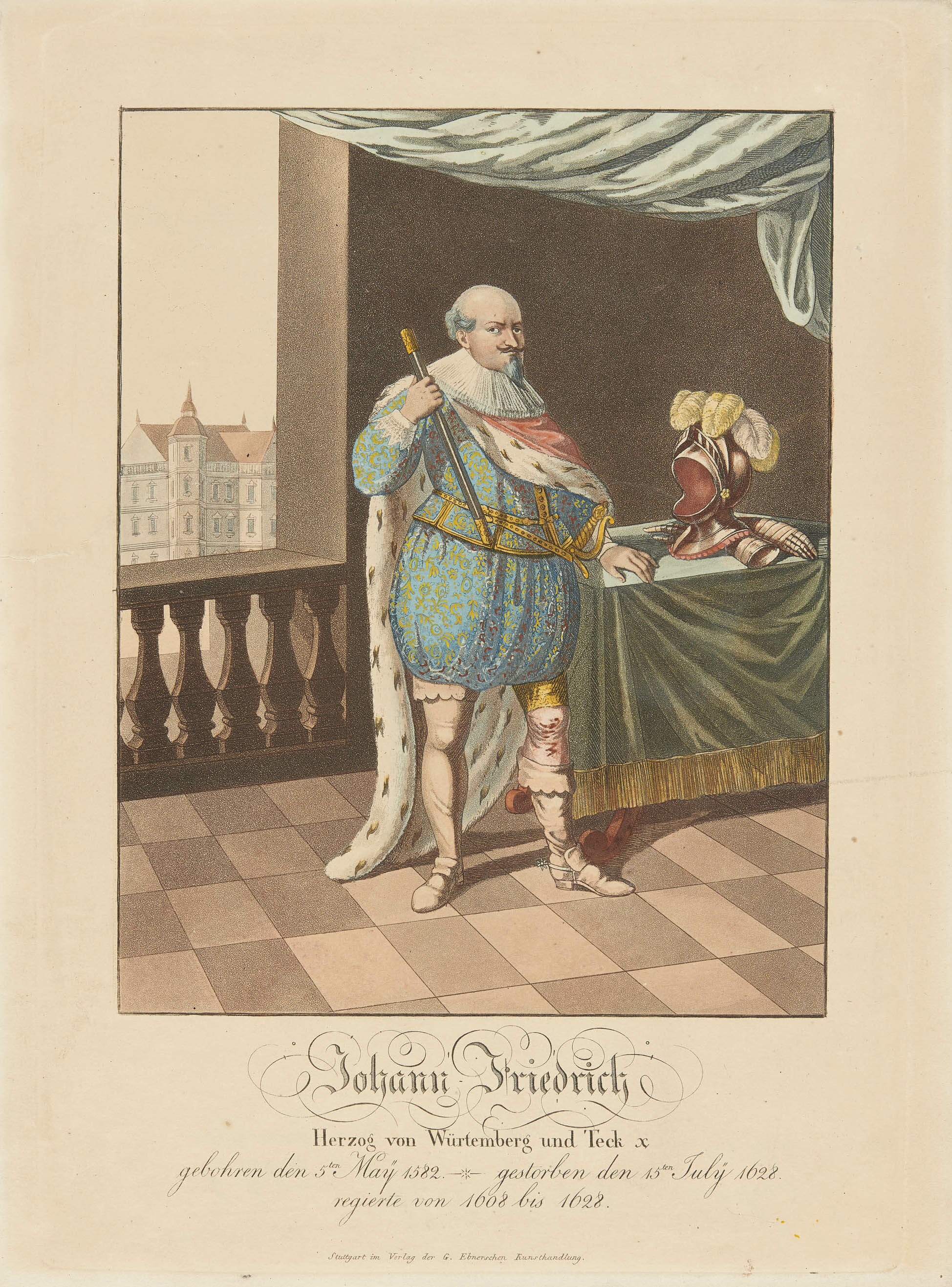Georg Ebner, Bildnis Herzog Johann Friedrich von Württemberg