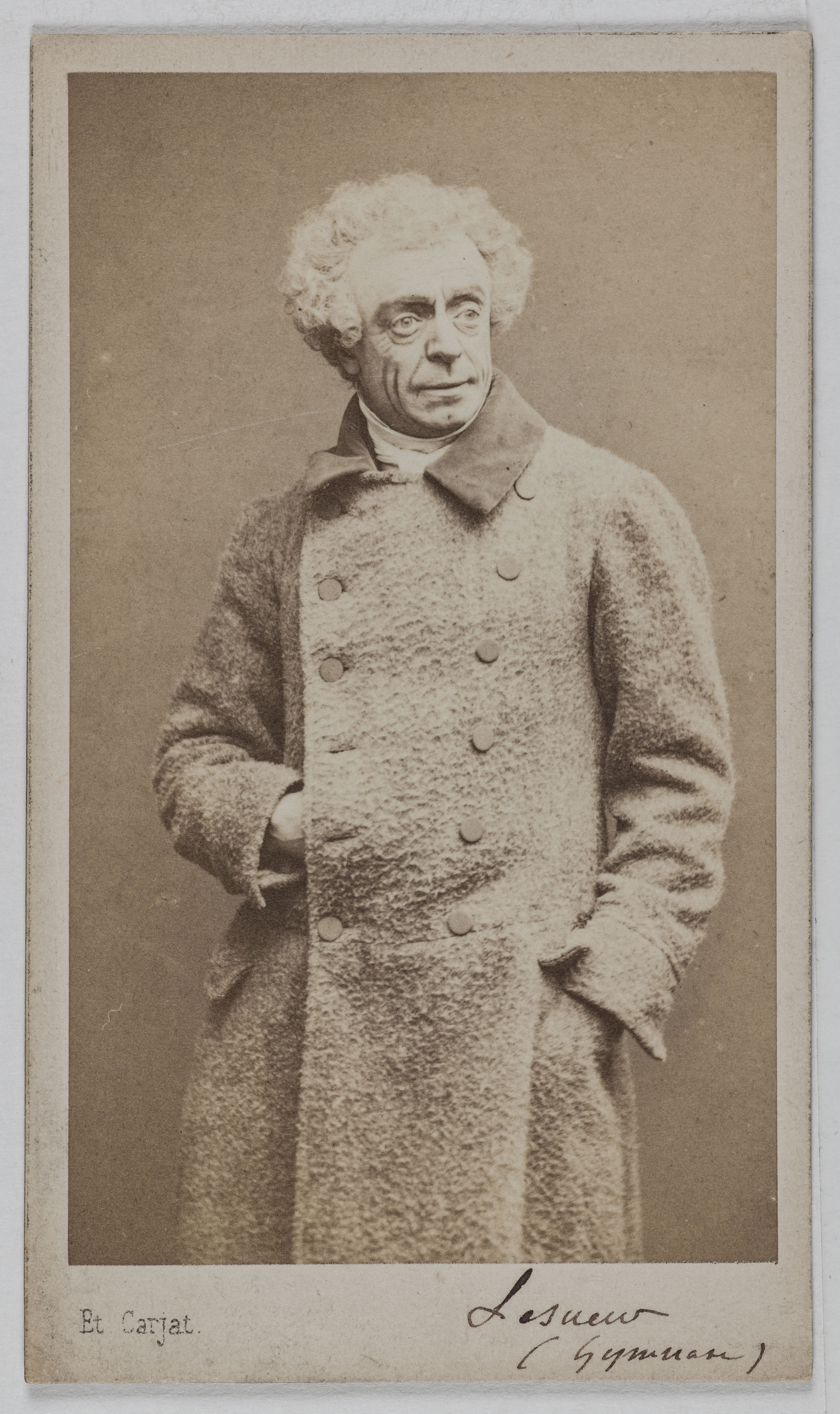 Carjat & Cie, Portrait de Lesueur François Louis, (1823-1876, ép. Anna Chéri), (acteur)