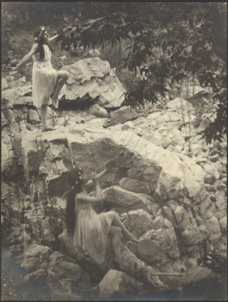 Louis Fleckenstein, [Dancers on Rocks]