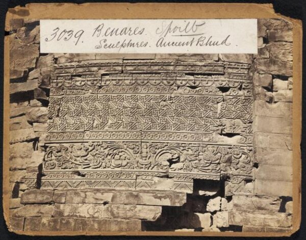 Francis Frith, Benares.  Sculptures.  Ancient Bhud