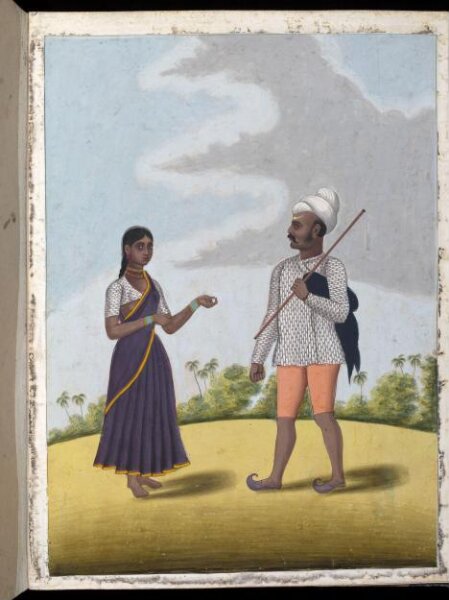 Unknown, A Maratha Tappar man and wife