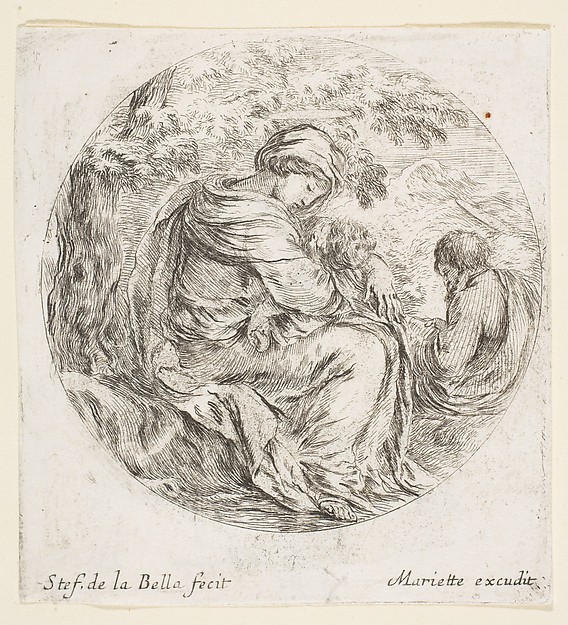 Stefano della Bella, Rest on the Flight into Egypt