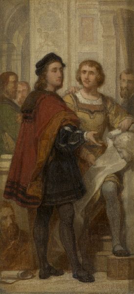Nicaise De Keyser, The Painters Raphael and Bernard van Orley