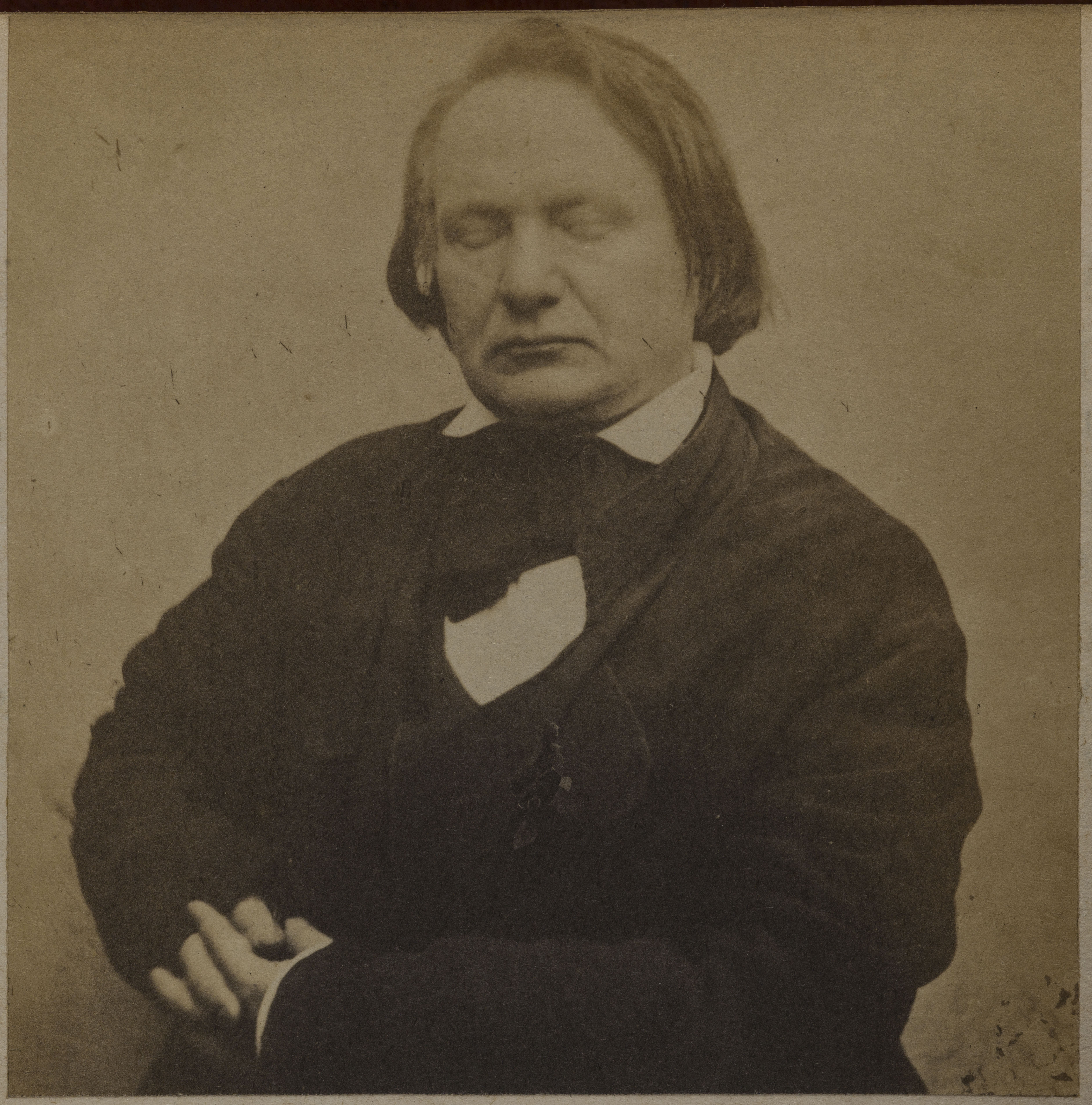 Auguste Vacquerie, Victor Hugo écoutant Dieu (dans ouvrage "Profils et grimaces" d'Auguste Vacquerie)