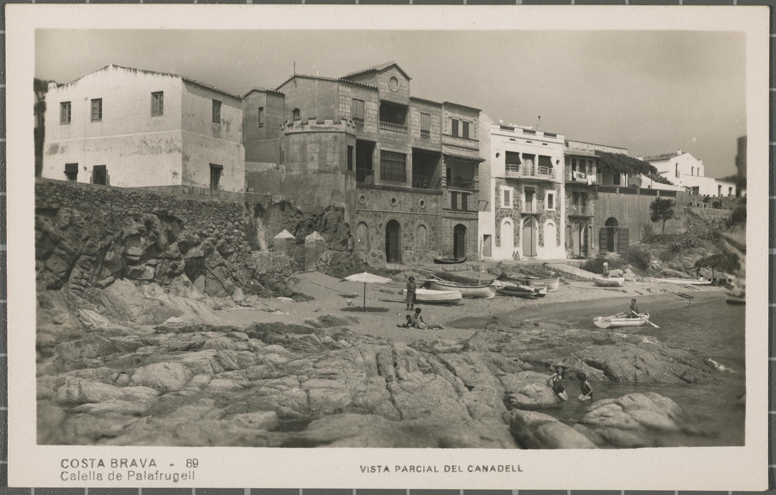 Desconegut, Costa Brava - 89 Calella of Palafrugell. Partial view of the Canadell