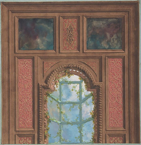 Jules-Edmond-Charles Lachaise, Design for Coffered Ceiling