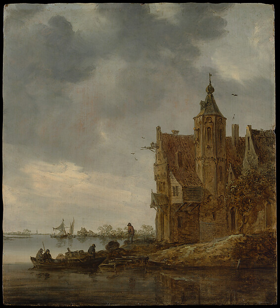 Jan van Goyen, Country House near the Water