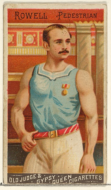 Goodwin & Company, Rowell, Pedestrian, from the Goodwin Champion series for Old Judge and Gypsy Queen Cigarettes