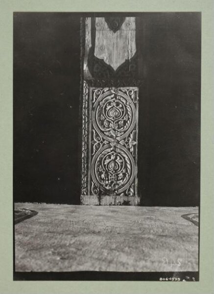 K.A.C. Creswell, Decoration detail from the beams of al-Aqsa Mosque, Jerusalem