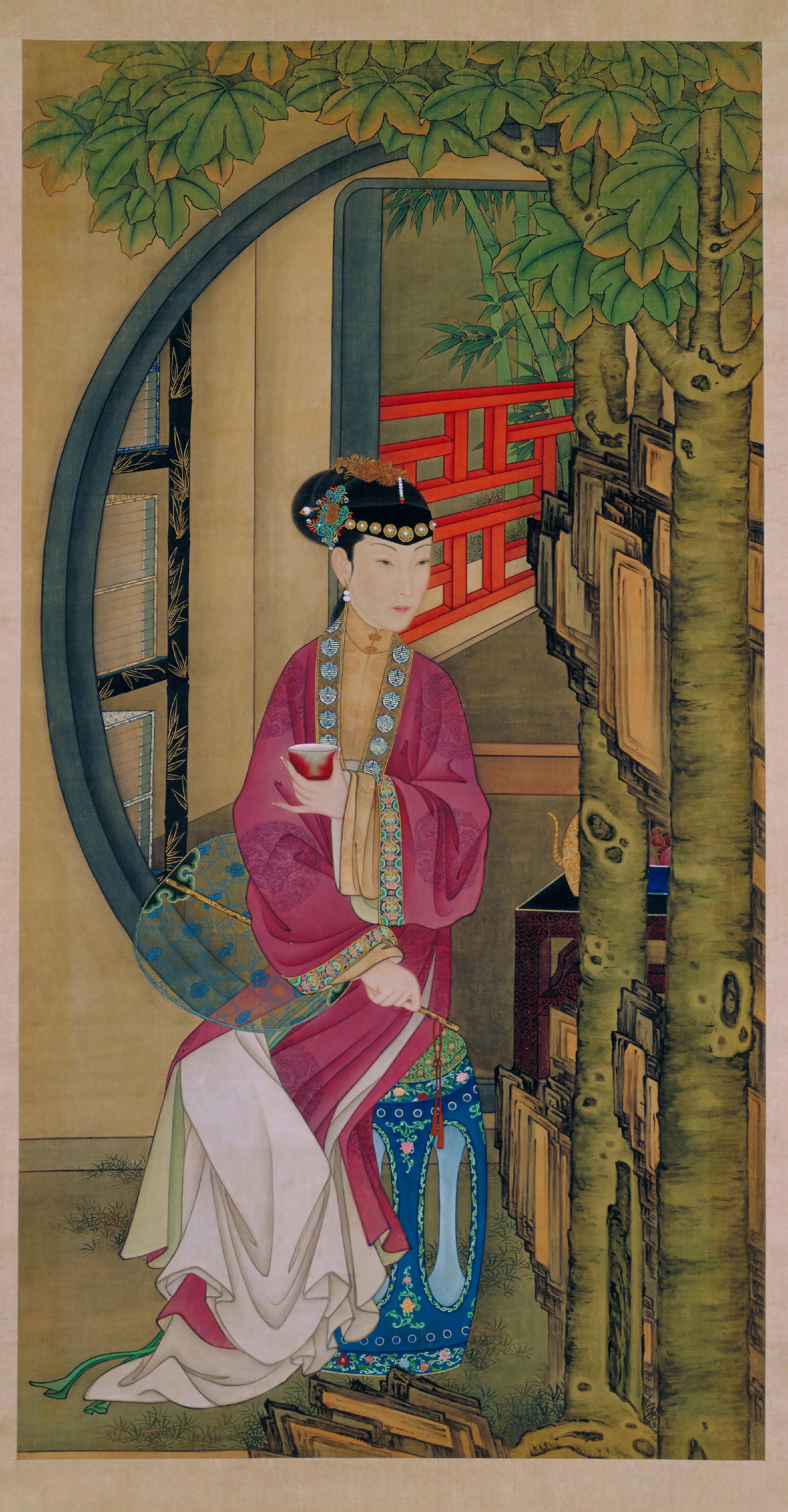 Unknown artist, From the series of the Concubines of Emperor Yong-cheng