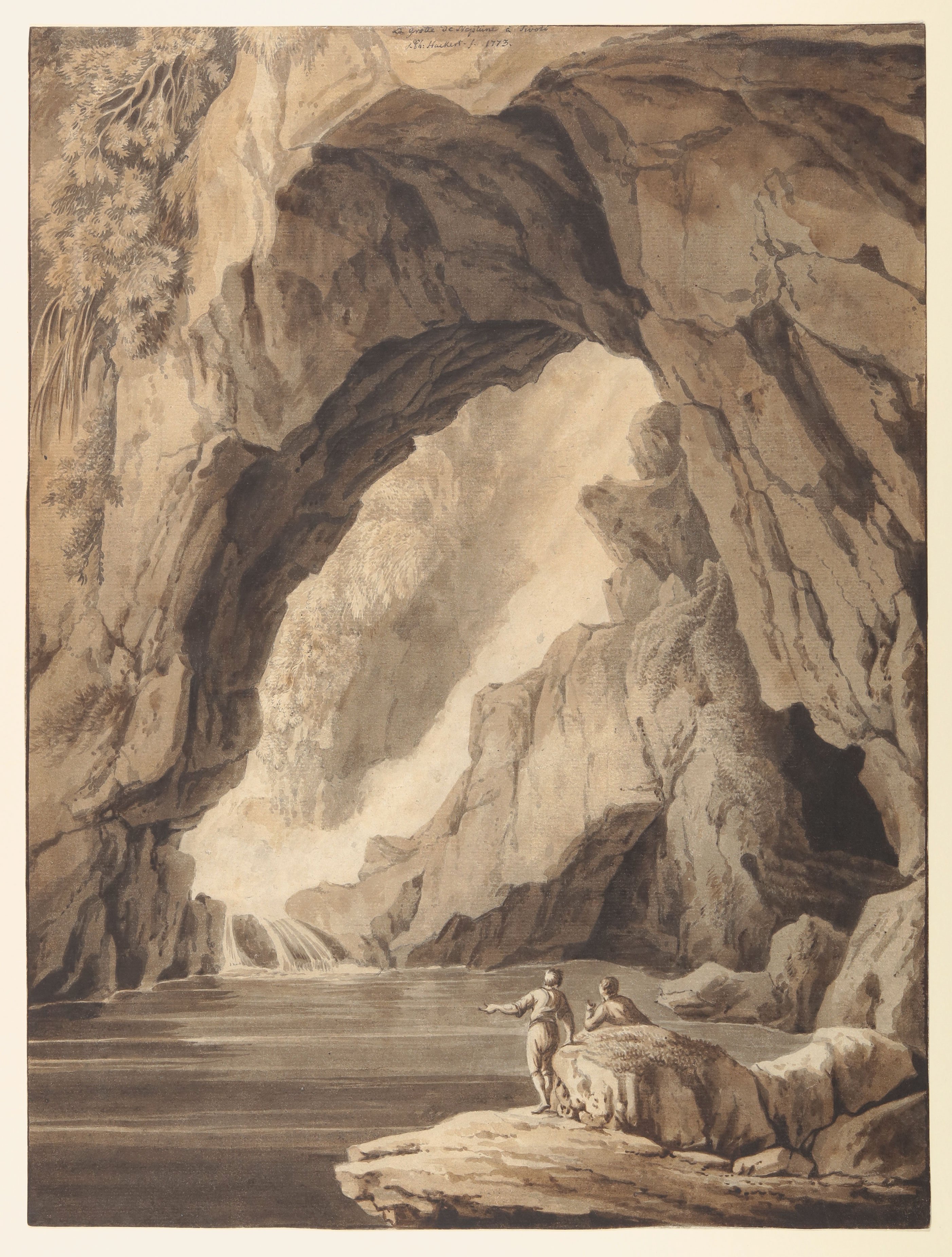 Jakob Philipp Hackert, Die Neptunsgrotte in Tivoli