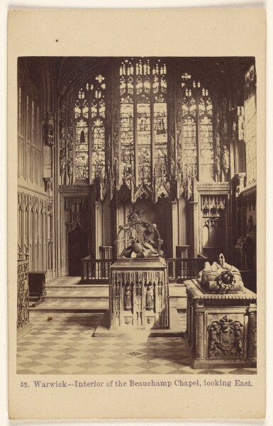 Francis Bedford, Warwick - Interior of the Beauchamp Chapel, looking East.