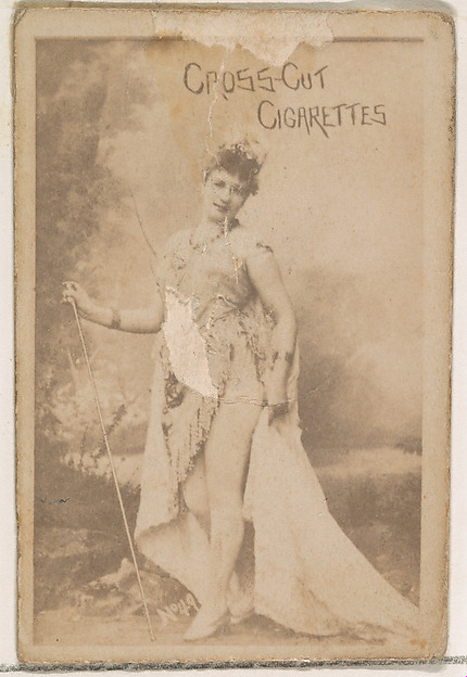 W. Duke, Sons & Co., Card Number 49, from the Actors and Actresses series (N145-1) issued by Duke Sons & Co. to promote Cross Cut Cigarettes