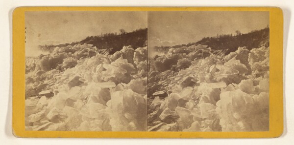 Edward and Henry T. Anthony & Co., Niagara in Winter. Ice Bridge from the Canada Side.