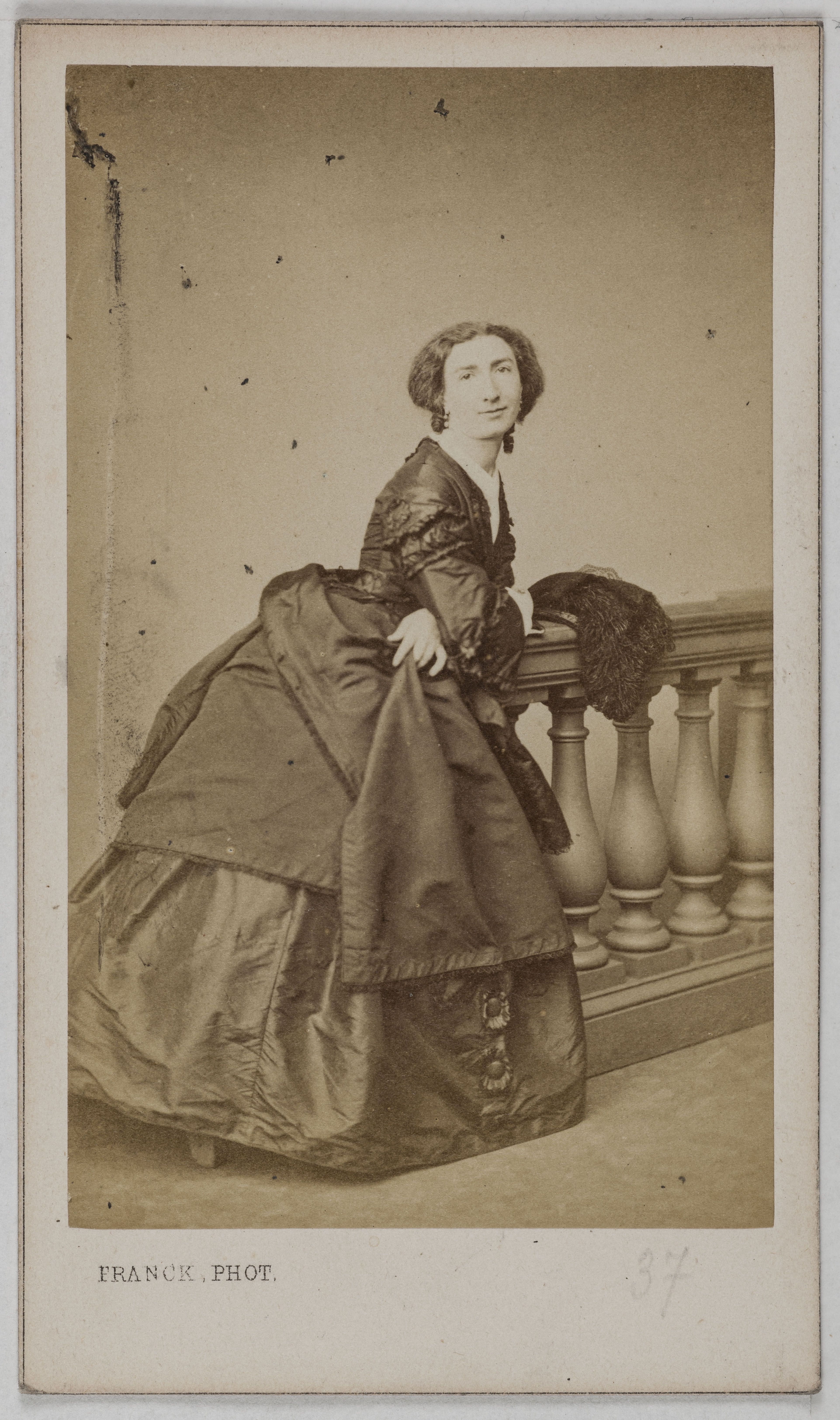 Franck, Portrait de Julie, Clémentine, Catherine Jouassain (1829-1902), (actrice à la Comédie française)
