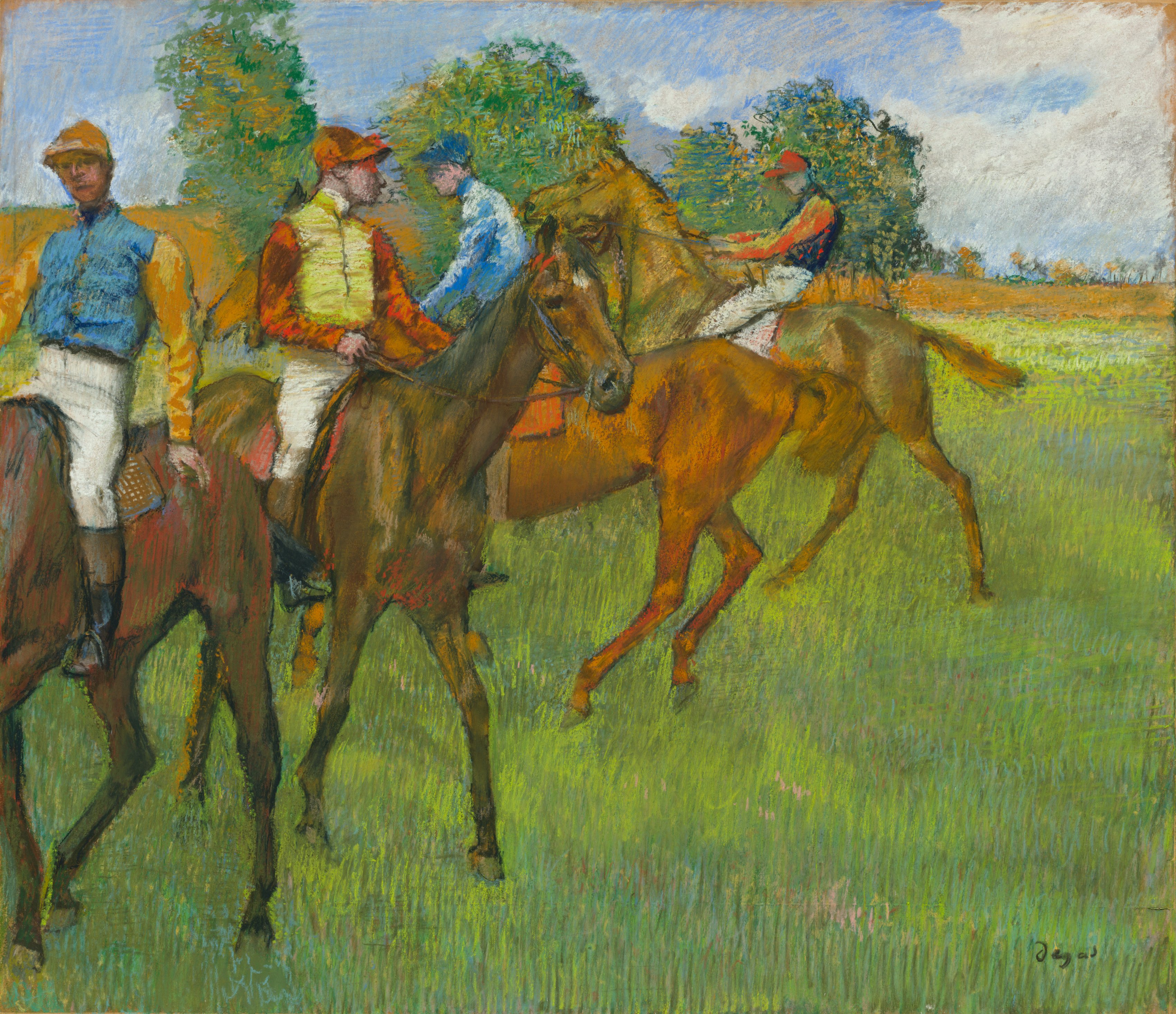 Edgar Degas, Before the Race