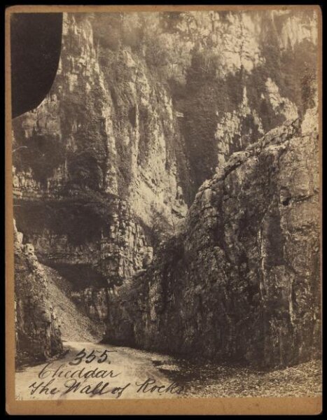 Francis Frith, Cheddar.  The Wall of Rocks