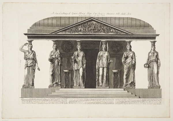 Giovanni Battista Piranesi, Gruppe af karyatider