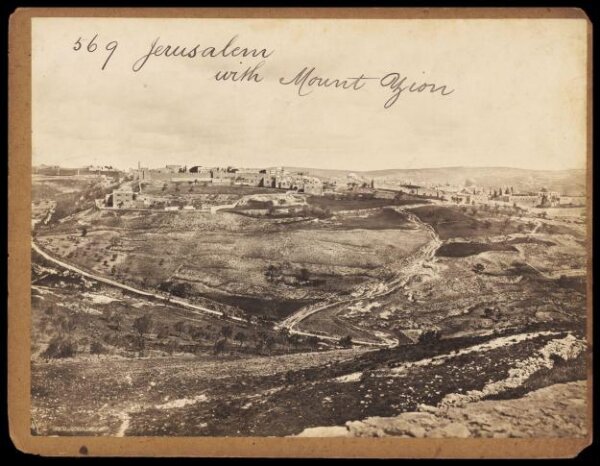 Francis Frith, Jerusalem with Mount Zion