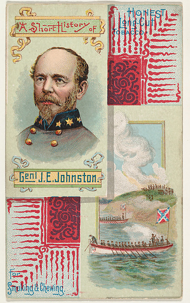 W. Duke, Sons & Co., A Short History of General J. E. Johnston, from the Histories of Generals series (N114) issued by W. Duke, Sons & Co. to promote Honest Long Cut Smoking and Chewing Tobacco