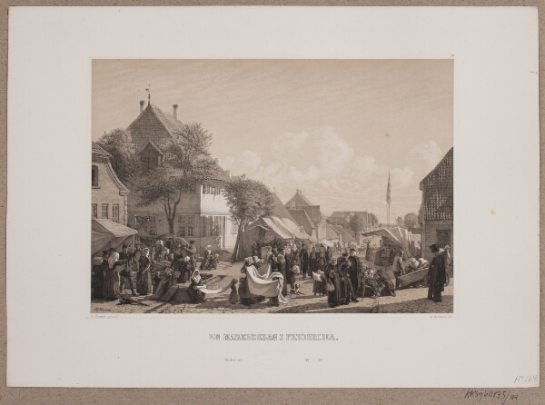 Adolph Kittendorff, En markedsdag i Fredericia
