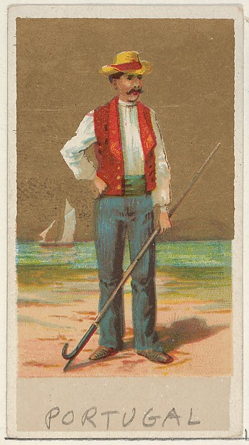 Allen & Ginter, Portugal, from the Natives in Costume series (N16), Teofani Issue, for Allen & Ginter Cigarettes Brands
