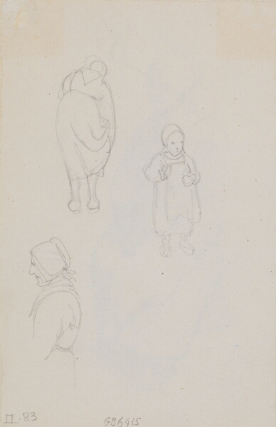 Wilhelm Marstrand, Figurstudier