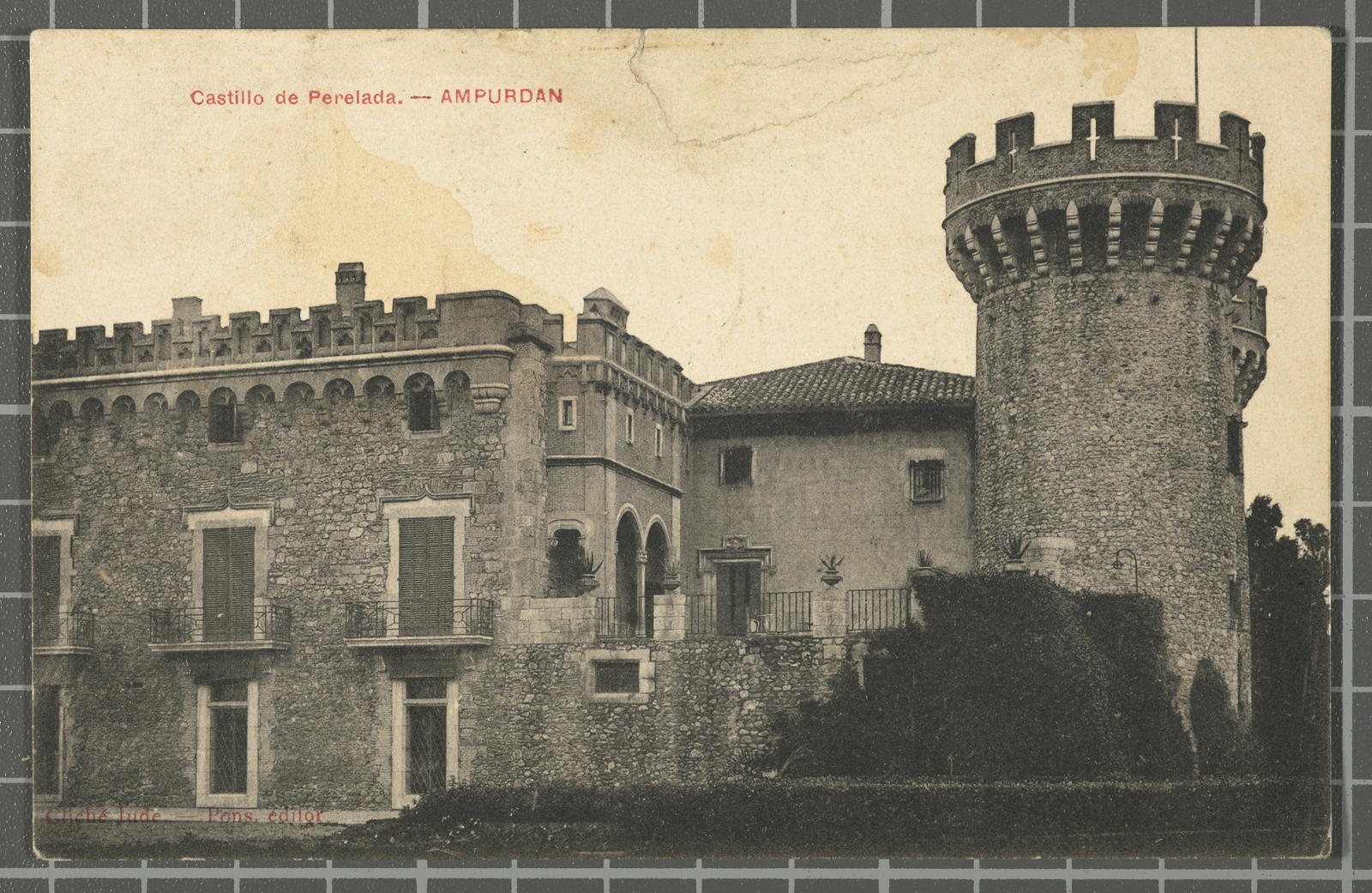 Desconegut, Castillo de Perelada. - Ampurdan
