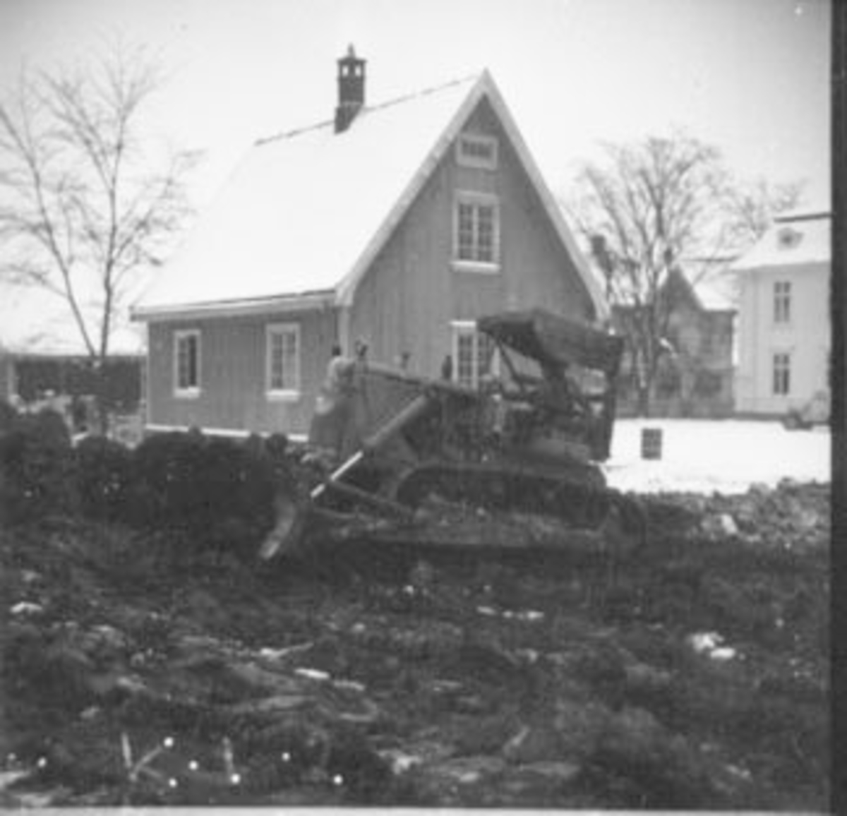 Anno Domkirkeodden, BULLDOSER, FORBEREDELSE TIL TORGTUN, GRAVING,