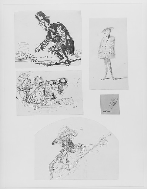 James McNeill Whistler, Leg (from Sketchbook)