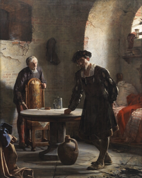 Carl Bloch, Christian II i fængslet på Sønderborg Slot