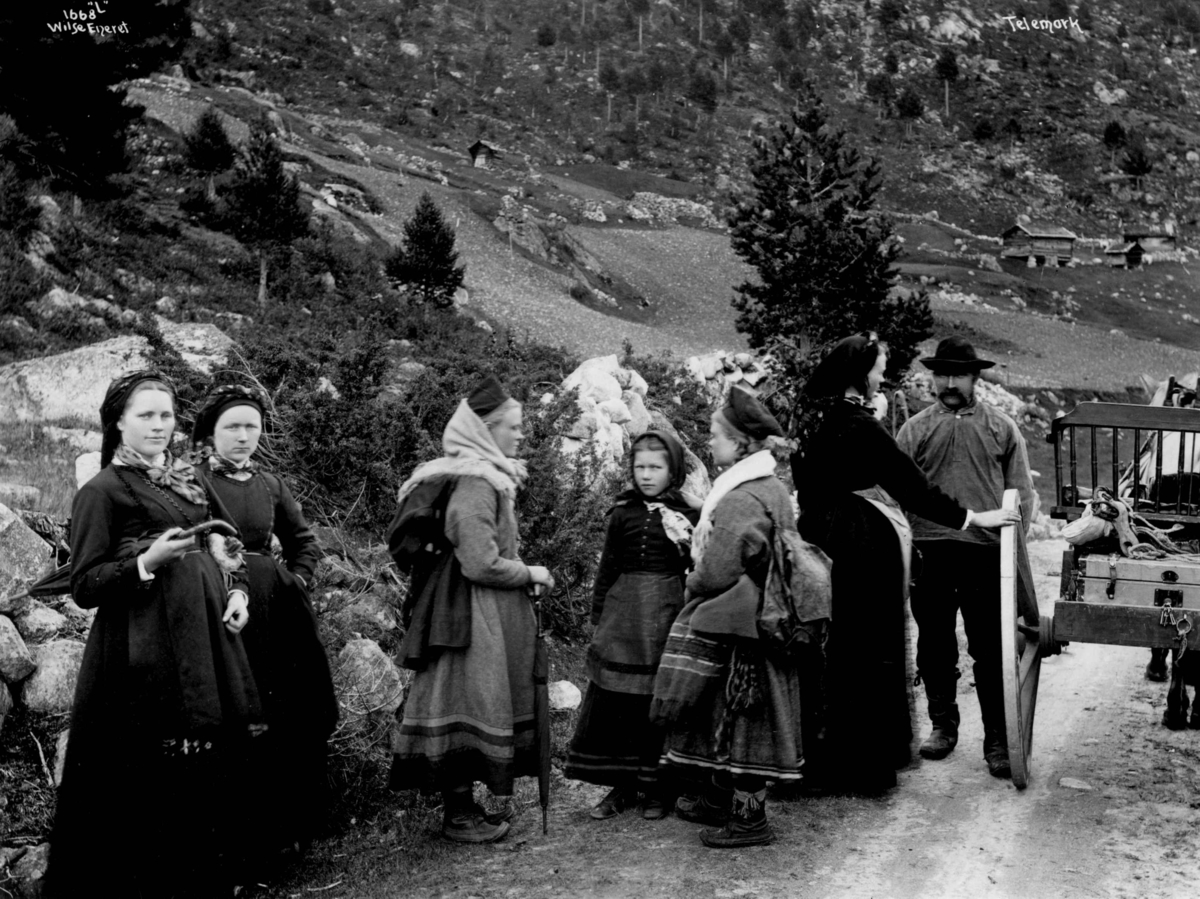 Axel Lindahl, Kvinne- og mannsdrakter, Telemark