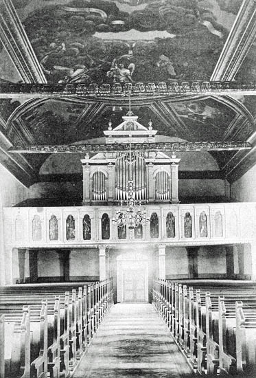 Oscar Färdig, Interiör af Svarteborgs kyrka.