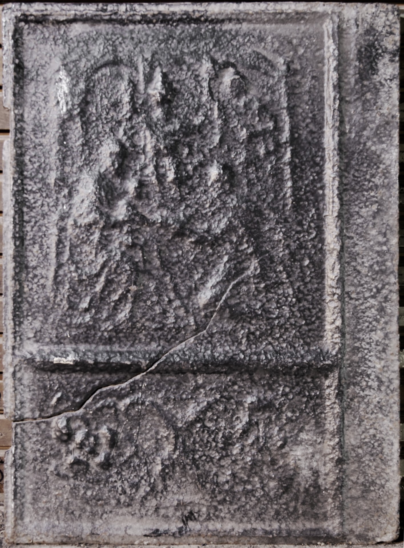 Unknown artist, Ofenplatte, Anbetung der Heiligen Drei Könige