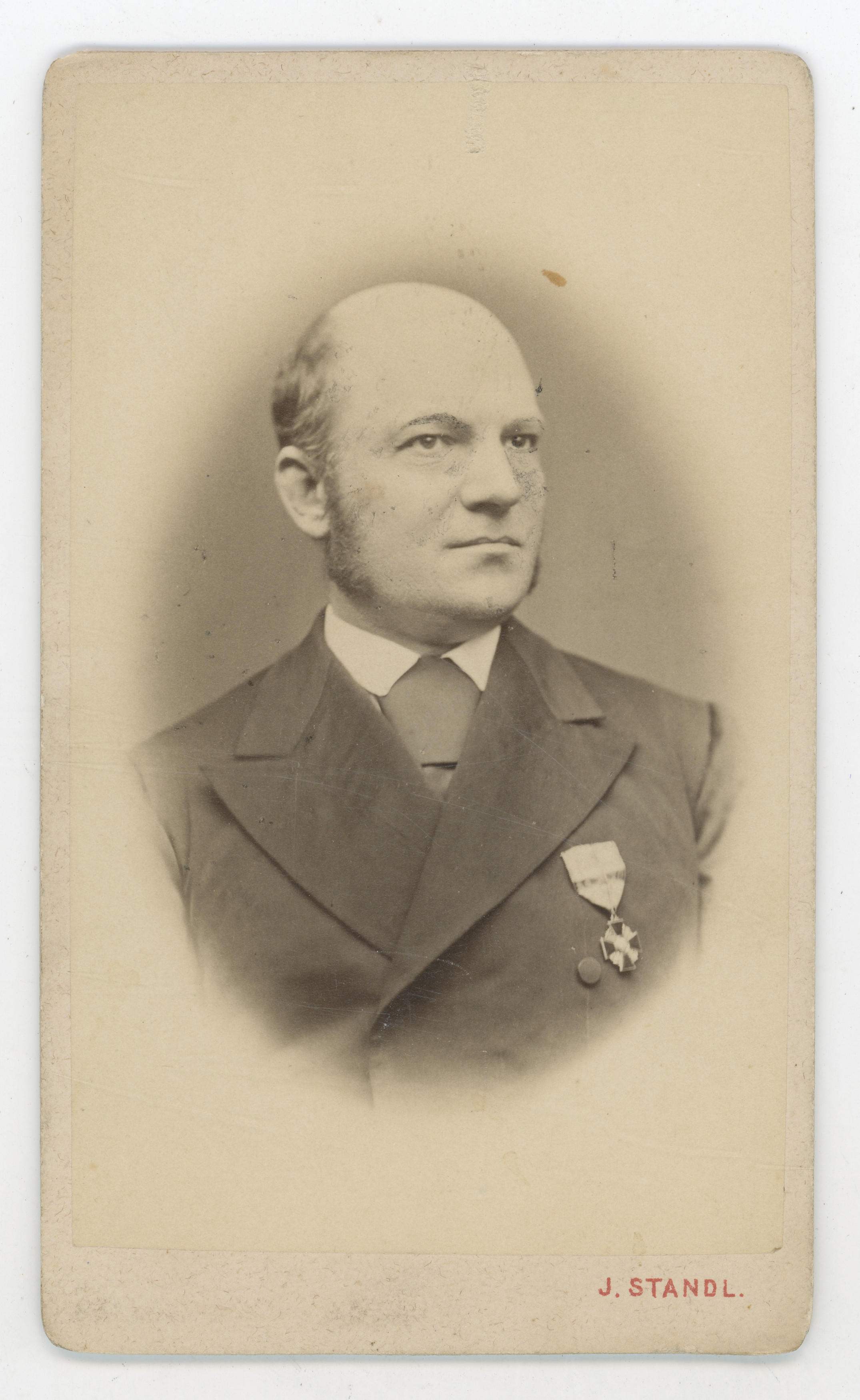 Ivan (27. 10. 1832.––30. 8. 1897.) Standl, Portret muškarca