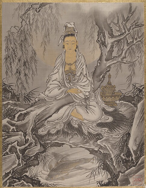 Kawanabe Kyōsai 河鍋暁斎, White-Robed Kannon