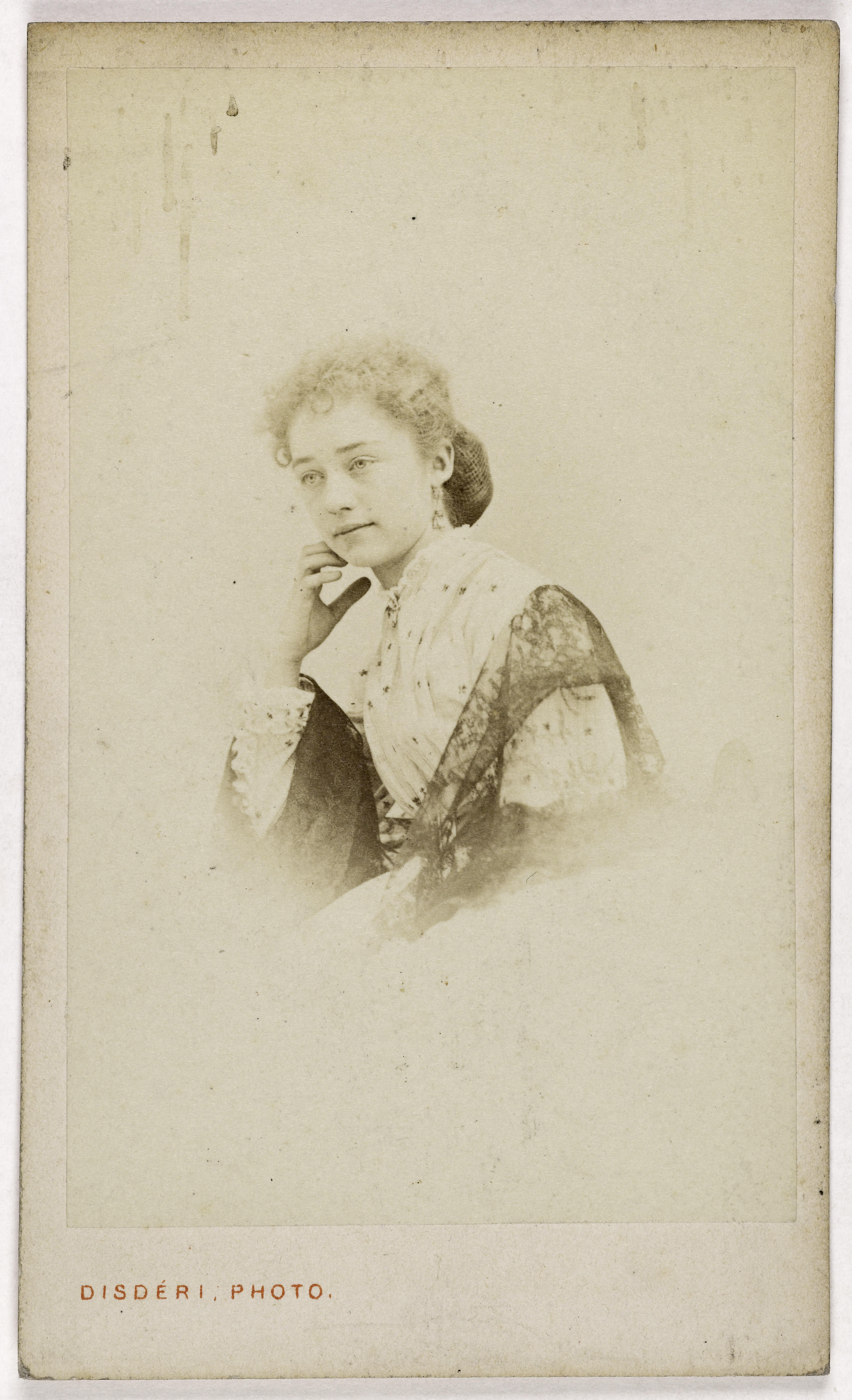 André-Adolphe-Eugène Disdéri, Portrait de Rouquet, (actrice)