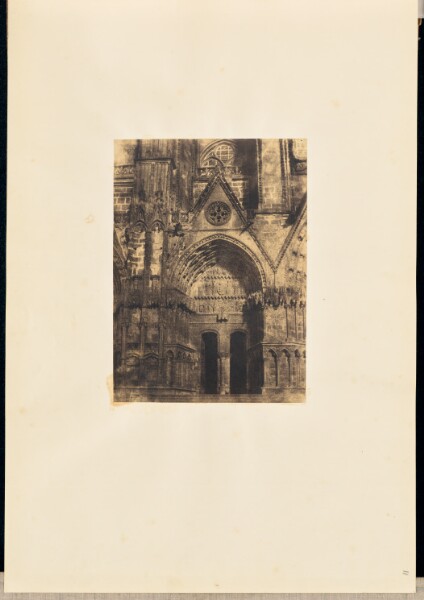 Louis-Alphonse Davanne, [Virgin's Portal, Bourges]