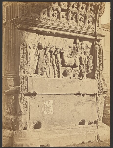 Unknown, [Bas-relief on Arch of Titus]