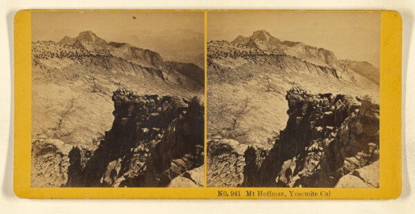 Benjamin West Kilburn, Mt Hoffman, Yosemite Cal.