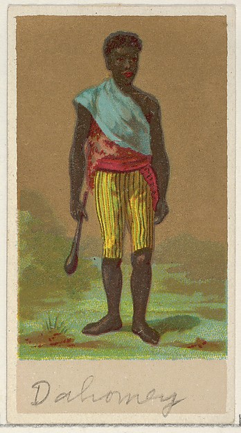 Allen & Ginter, Dahomey, from the Natives in Costume series (N16), Teofani Issue, for Allen & Ginter Cigarettes Brands