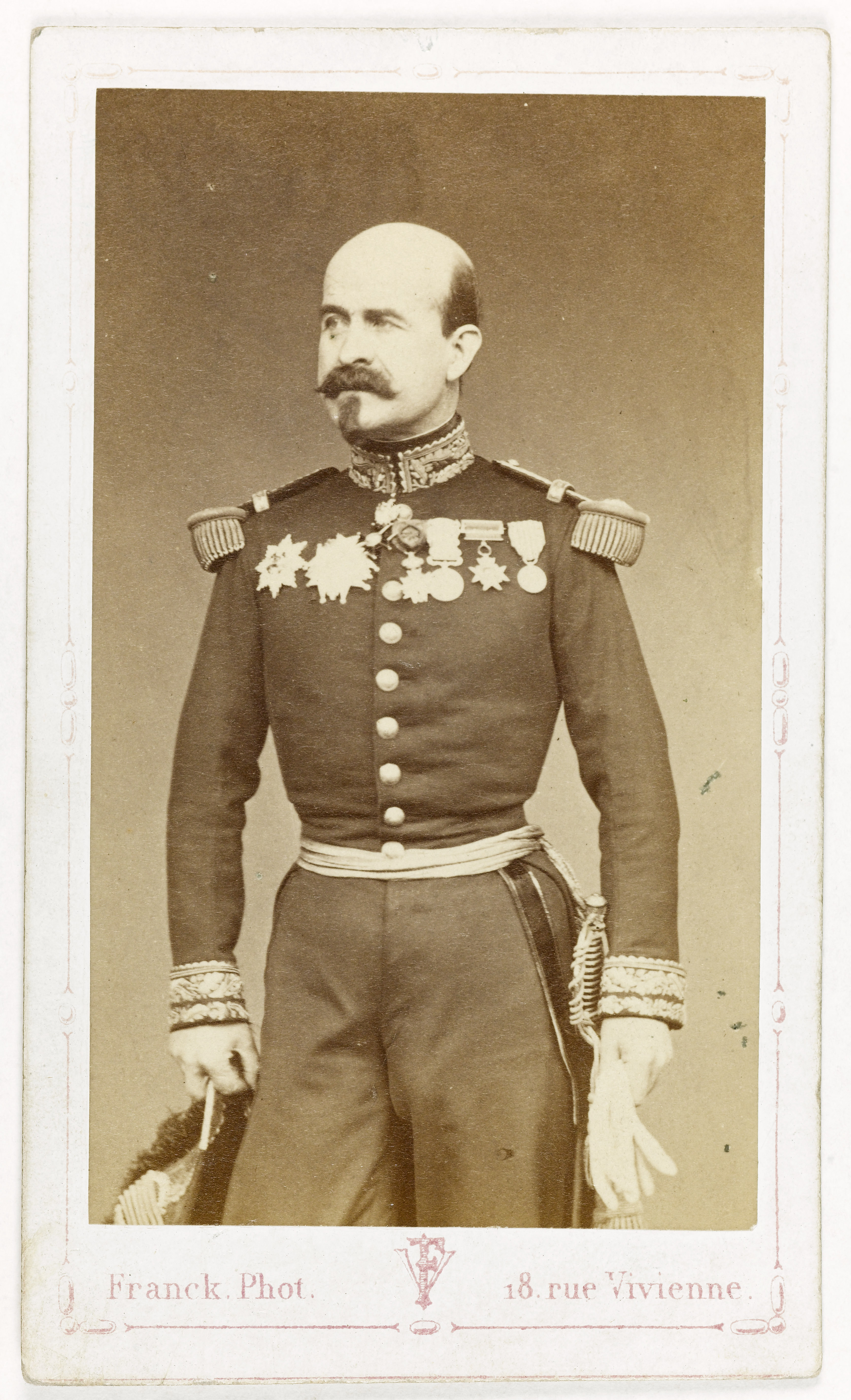 Franck, Portrait de Louis-Jules Trochu (1815-1896), général, député, président du gouvernement de la Défense nationale en 1870